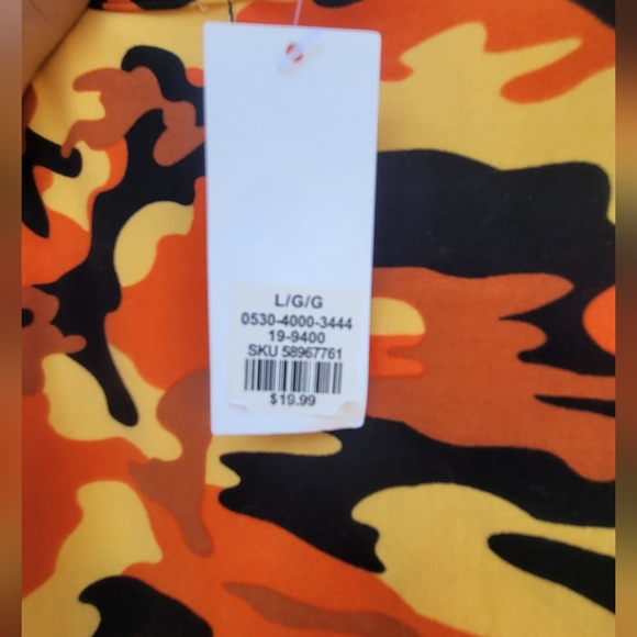 Orange Printed Dress - Picture 2 of 4